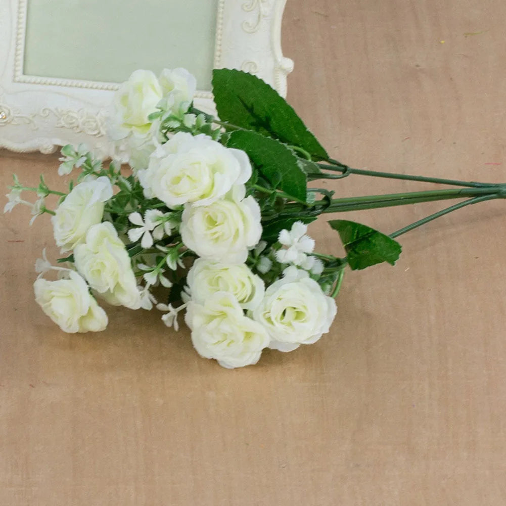 15Heads Artificial Rose Flower Bouquet