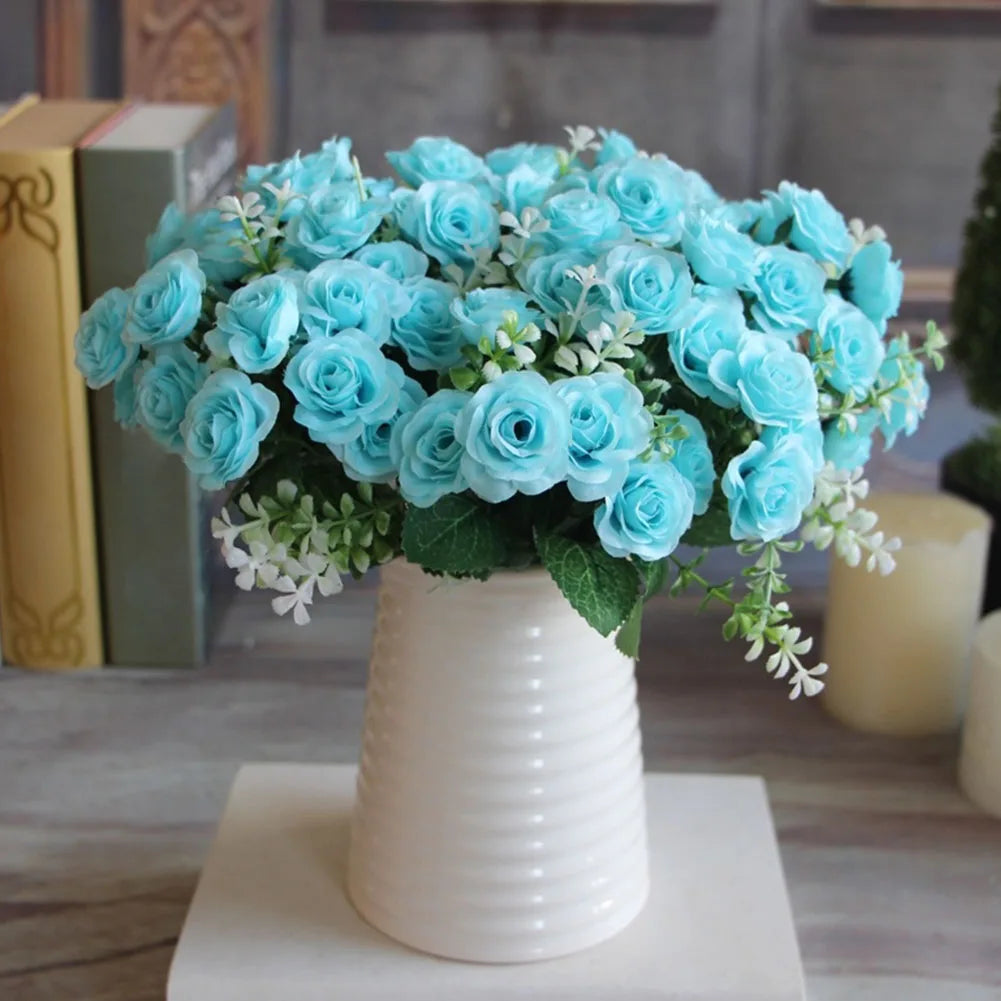 15Heads Artificial Rose Flower Bouquet
