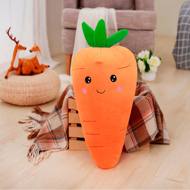 Creative Cotton Stuffed Carrot Theme Stuffed Soft Pillow