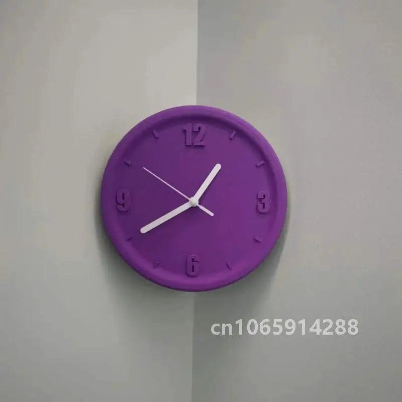 8 Inch Corner Wall Clocks Minimalist