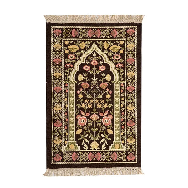 Islamic Worship Carpet Mat (miṣallā) (مِصَلّى / سجادة صلاة)
