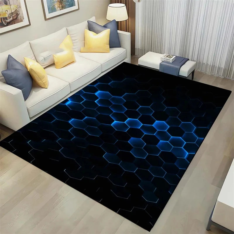 3D Geometrical Design Carpet