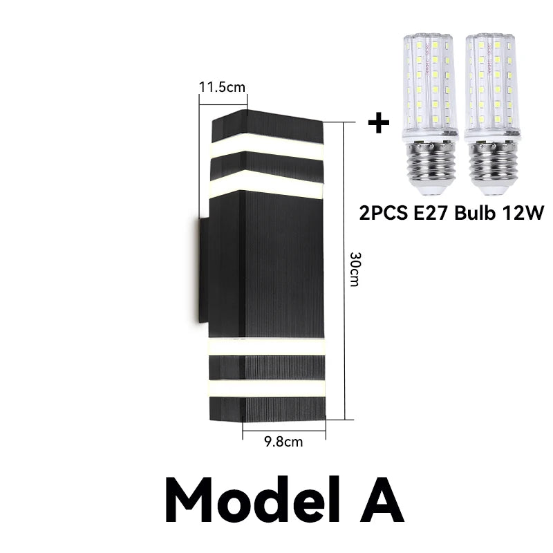 Wall Lamp Outdoor Led Lights Waterproof Up Down IP65