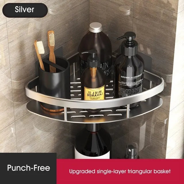 Luxury Bathroom Aluminum Shelves