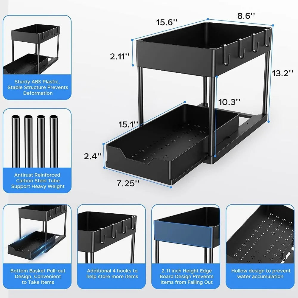 Kitchen Desktop Storage Rack