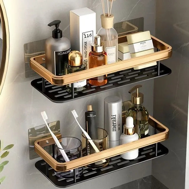 Luxury Bathroom Aluminum Shelves