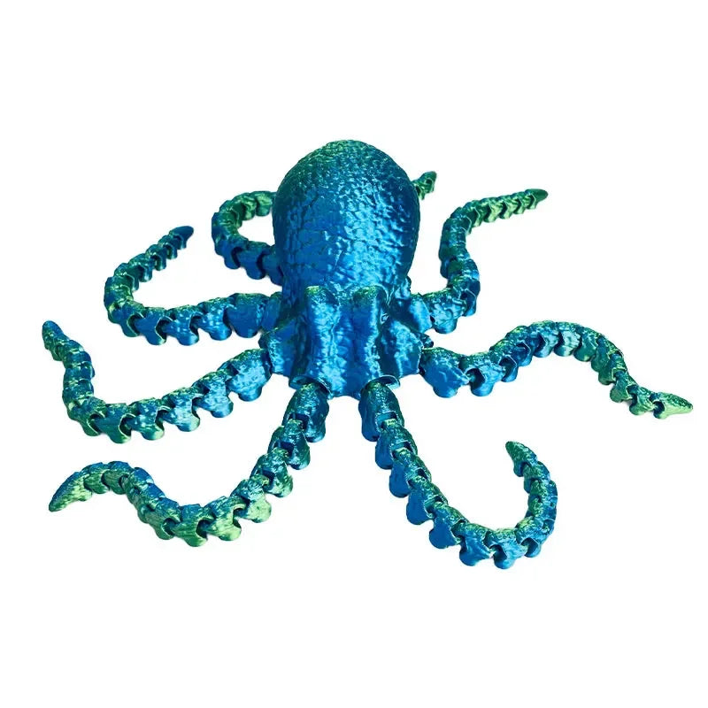 3D Printed Octopus Figurine with Flexible Joints