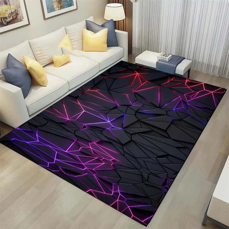 3D Geometrical Design Carpet