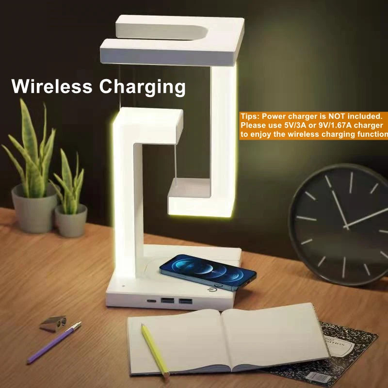 Floating Lamp with Detachable Wireless Charger
