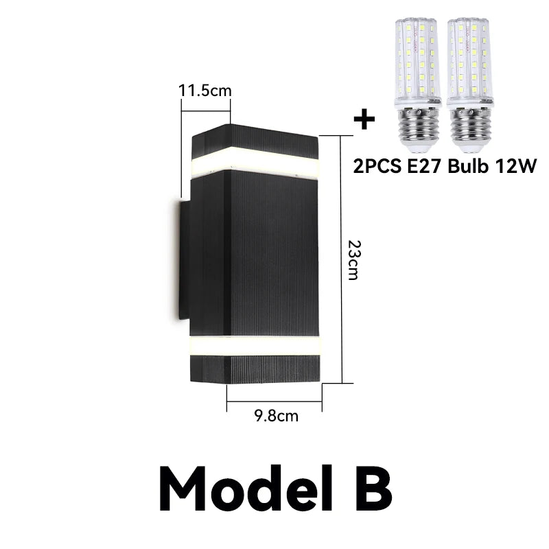 Wall Lamp Outdoor Led Lights Waterproof Up Down IP65