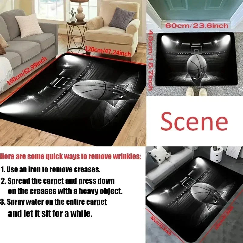 3D Geometrical Design Carpet