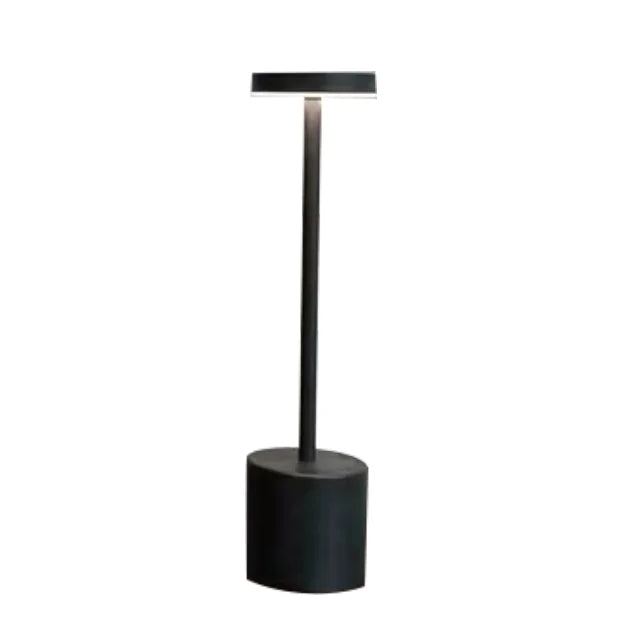 Metallic Touch Type Rechargeable Table Lamp