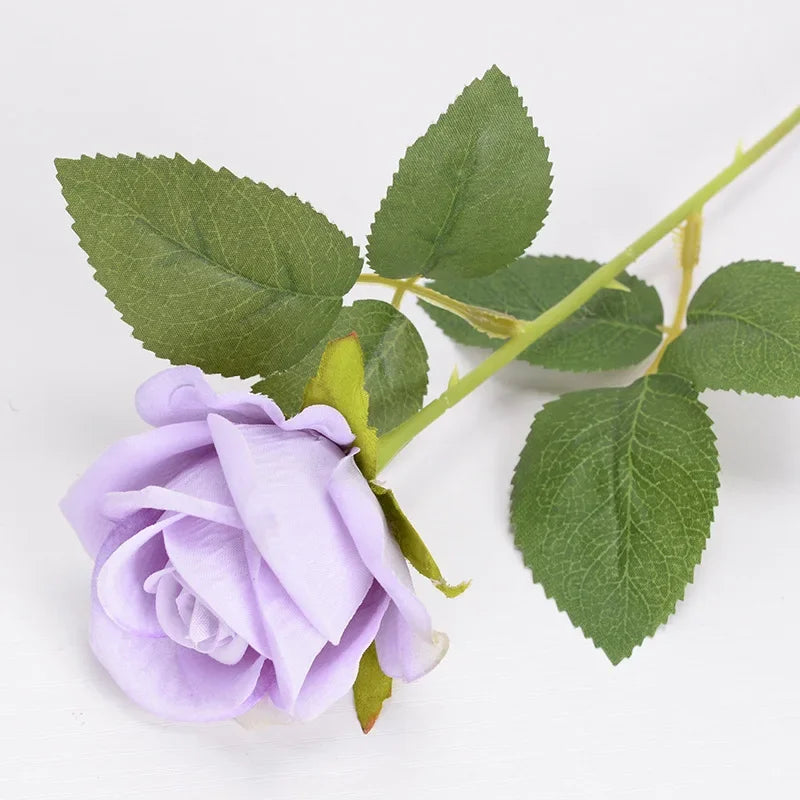 5Pcs Artificial Flowers Bouquet Silk- Rose Flower