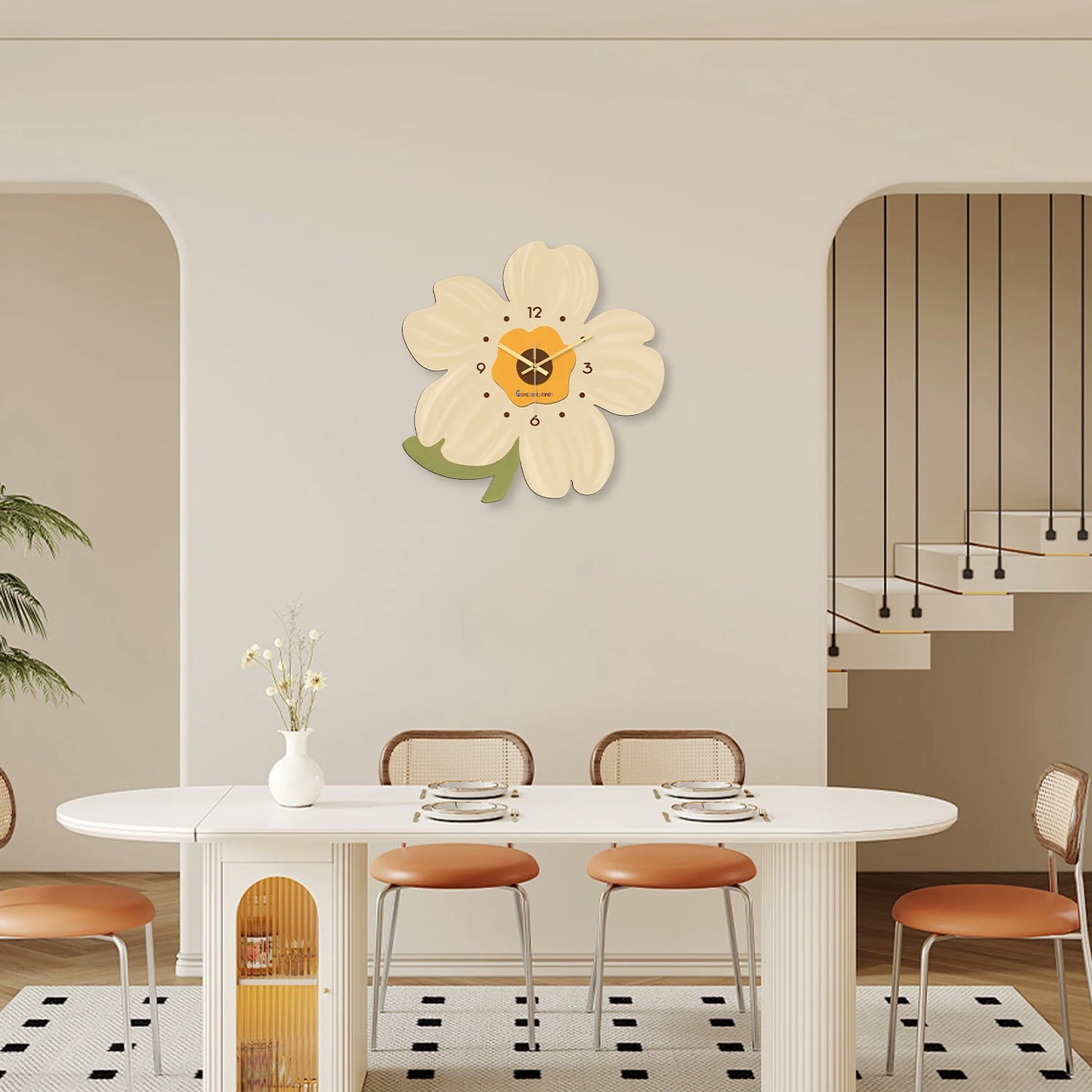 Modern Creative Flower Style Wall Clock