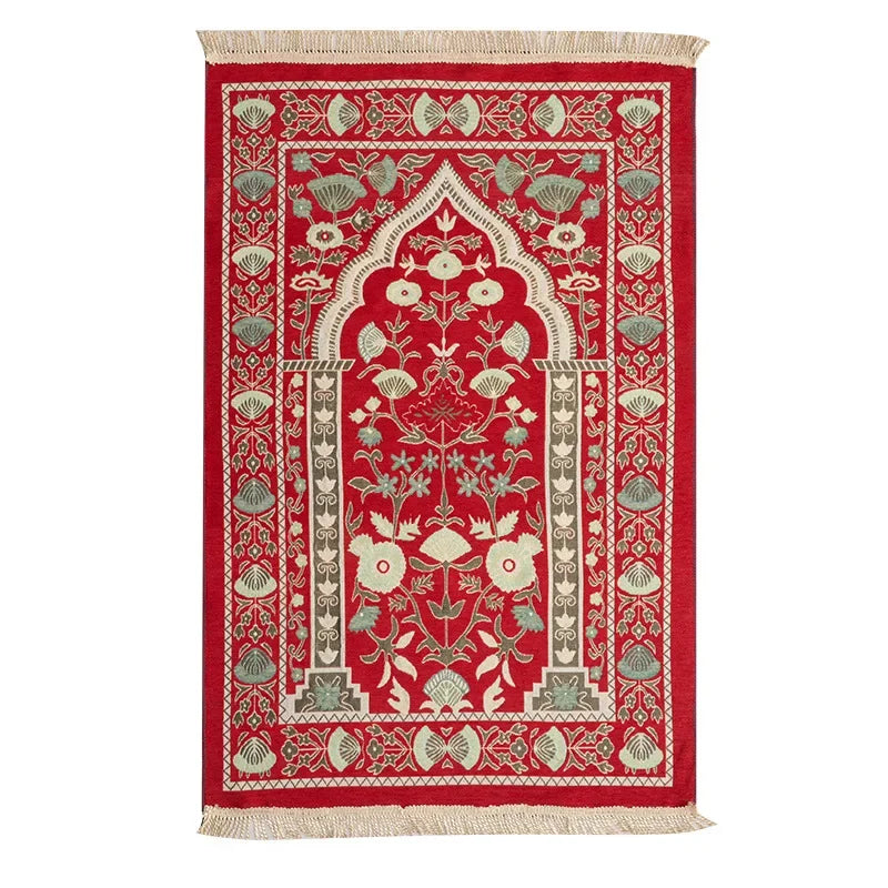 Islamic Worship Carpet Mat (miṣallā) (مِصَلّى / سجادة صلاة)