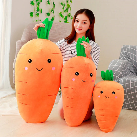 Creative Cotton Stuffed Carrot Theme Stuffed Soft Pillow