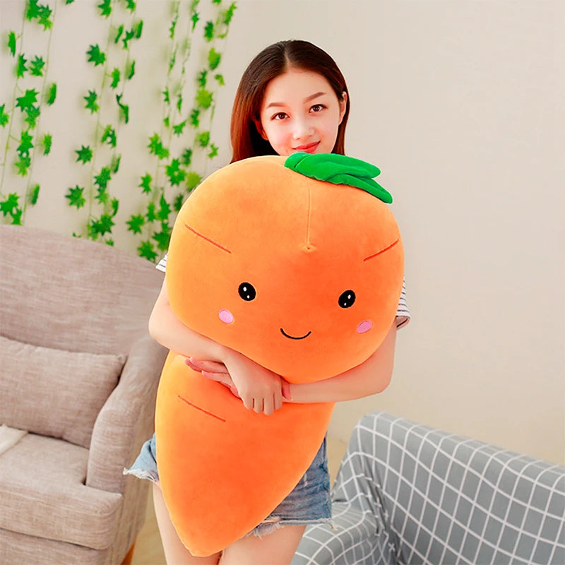 Creative Cotton Stuffed Carrot Theme Stuffed Soft Pillow