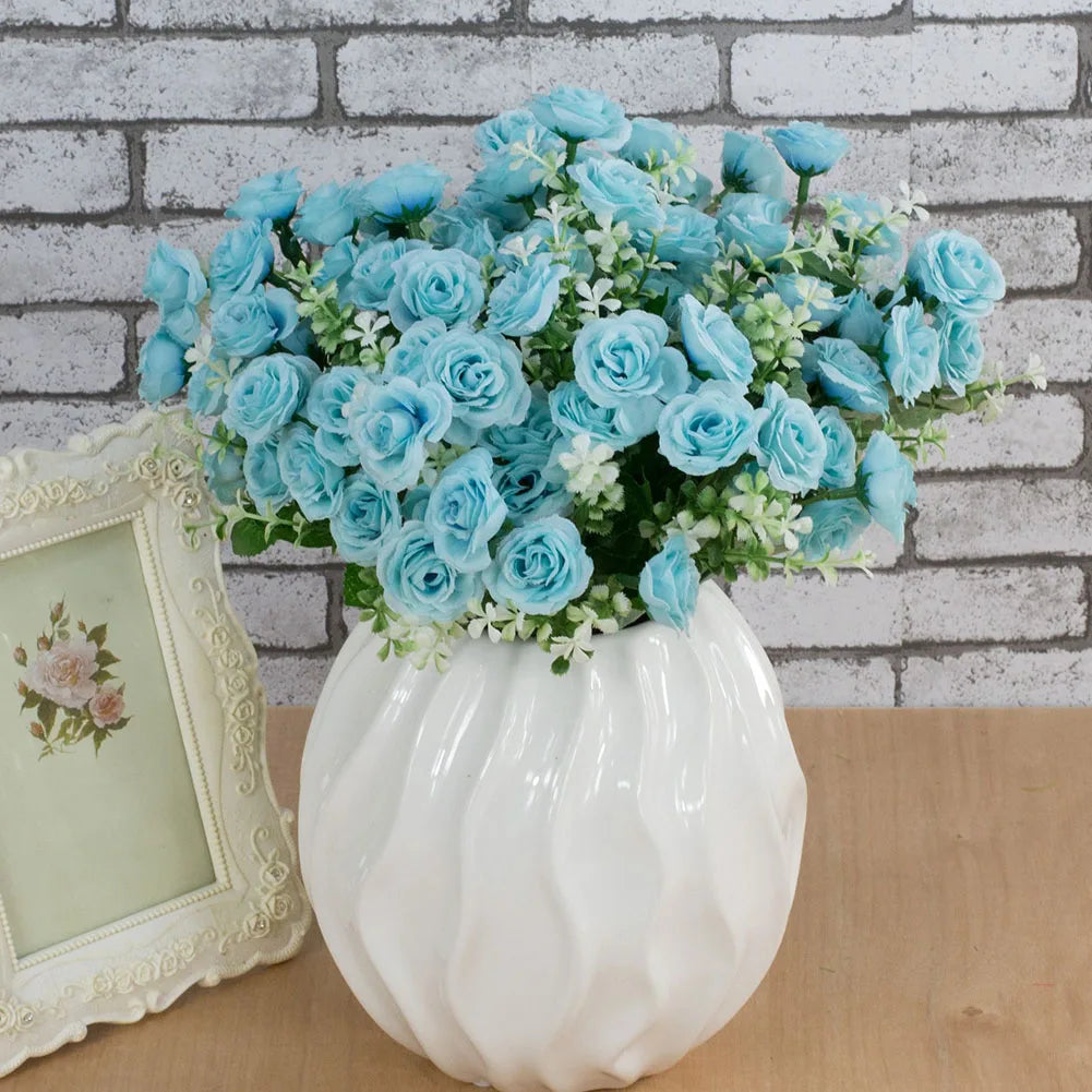 15Heads Artificial Rose Flower Bouquet