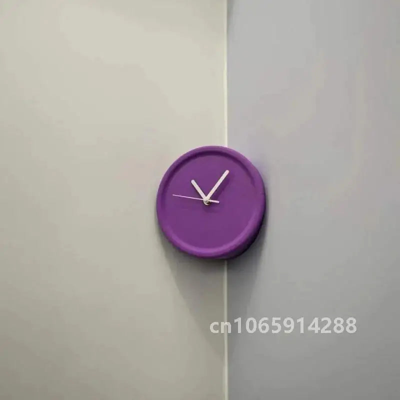 8 Inch Corner Wall Clocks Minimalist