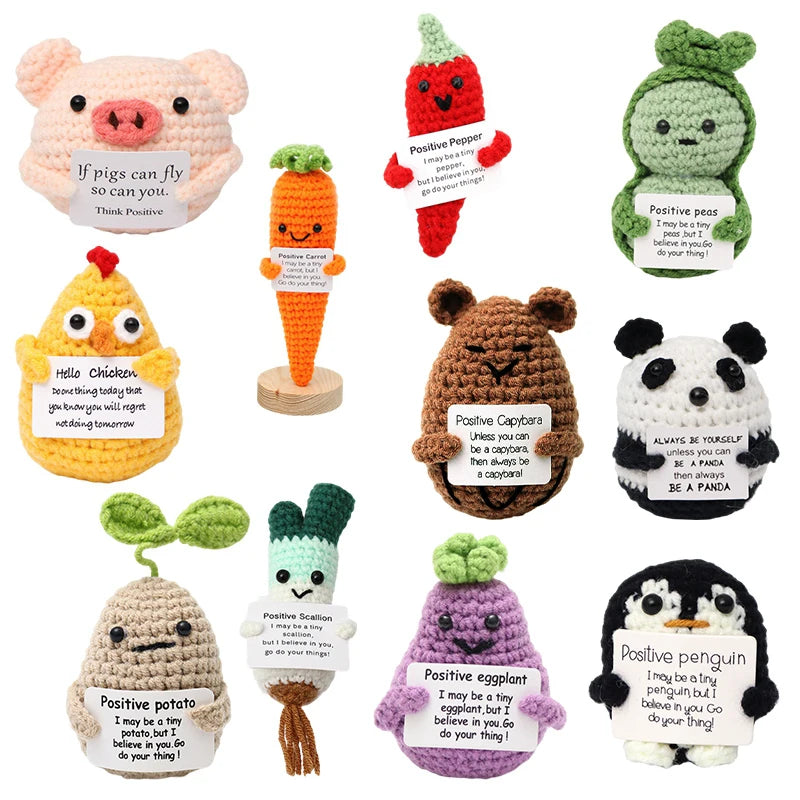 Handmade Crochet Potted Toy Decors