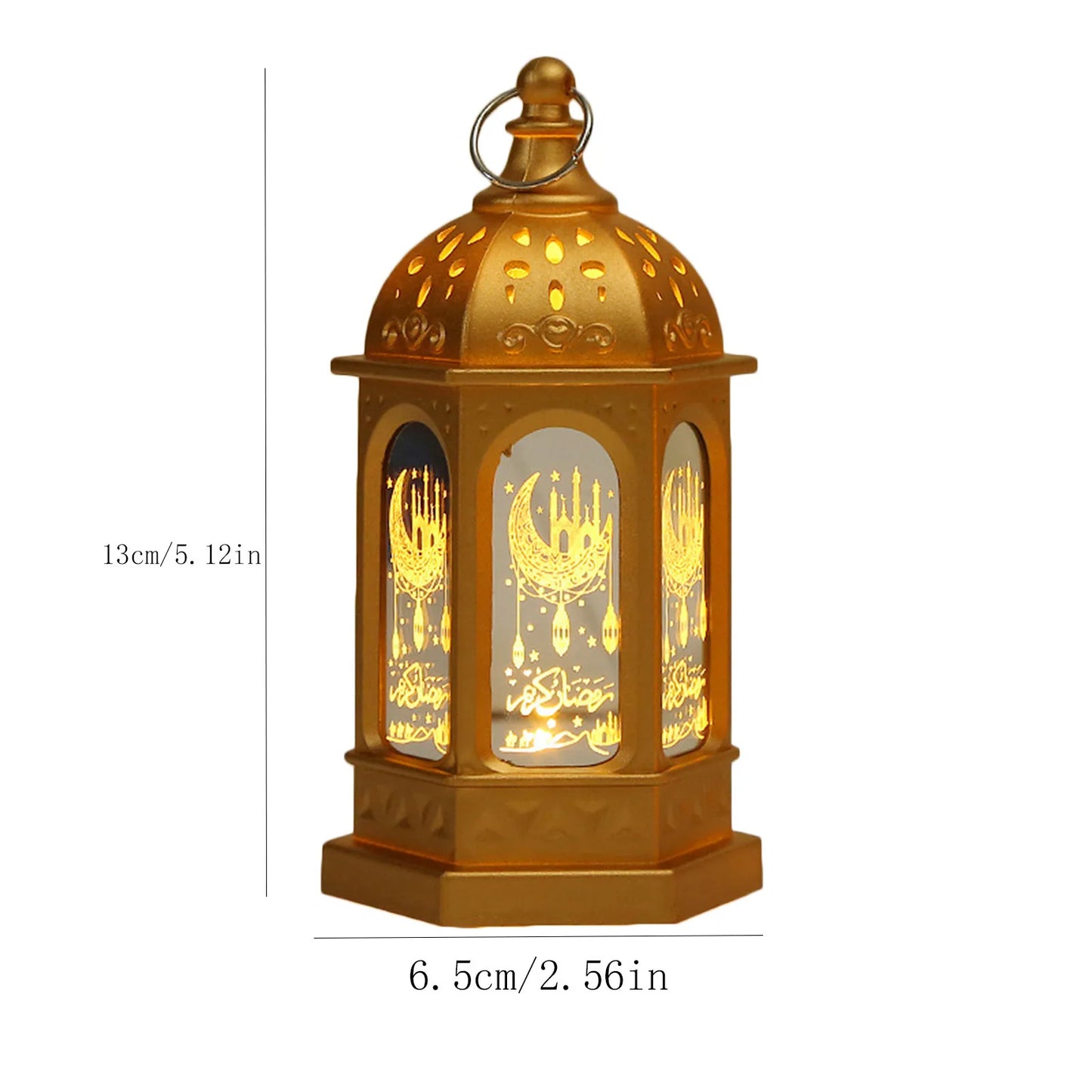 Islamic Style LED Decorative Lantern- Small