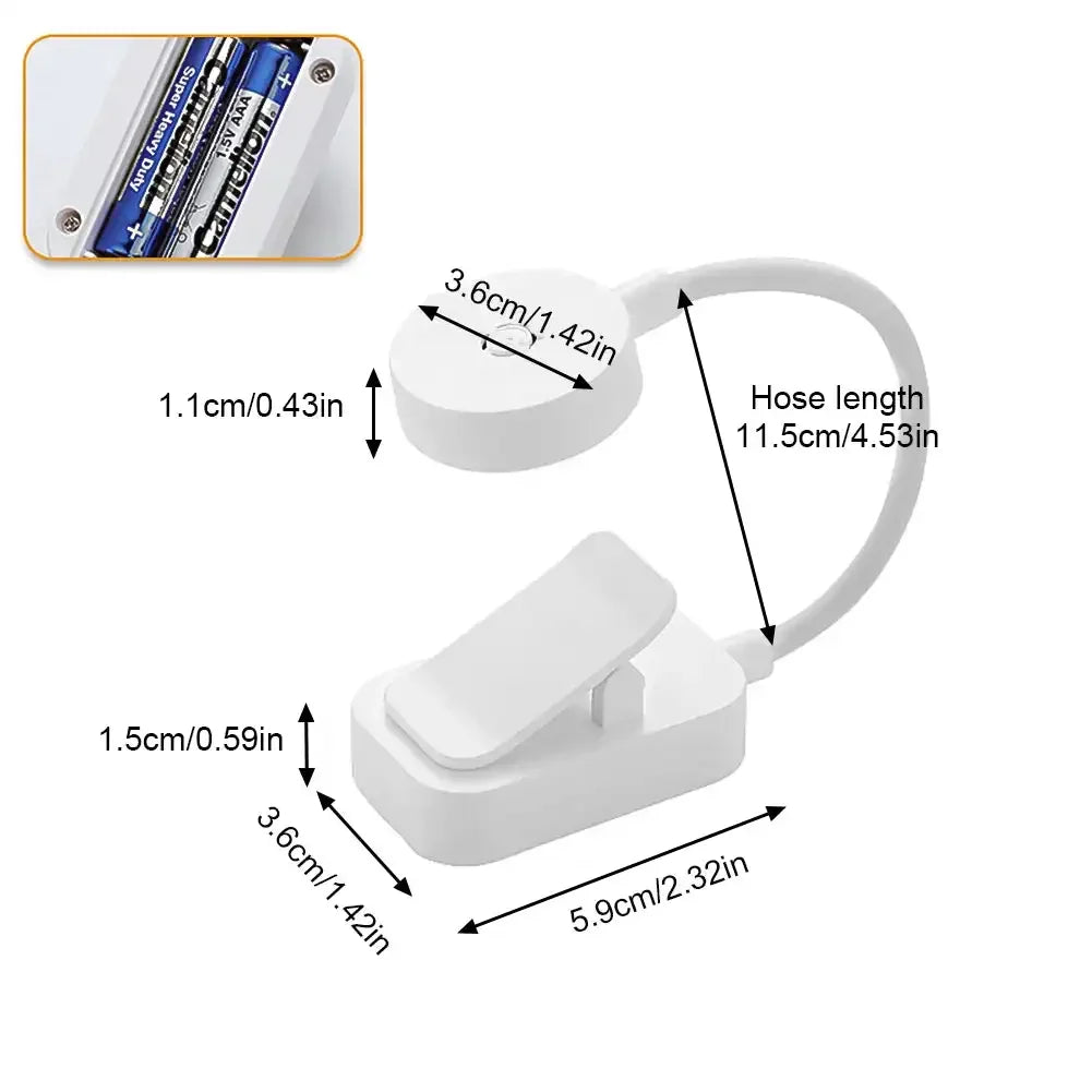 Mini Clip Book Lamp LED