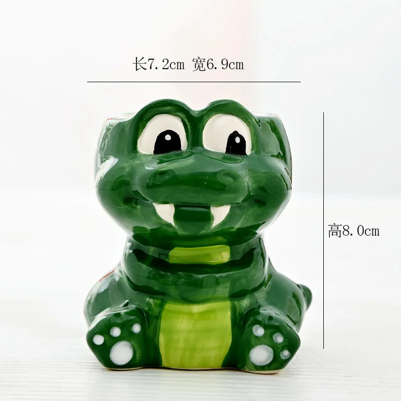 Cartoon Theme Tiny Ceramic Flower Pot