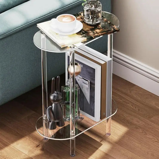 Sofa Side Table Side Transparent Design
