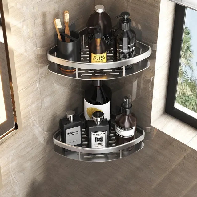 Luxury Bathroom Aluminum Shelves