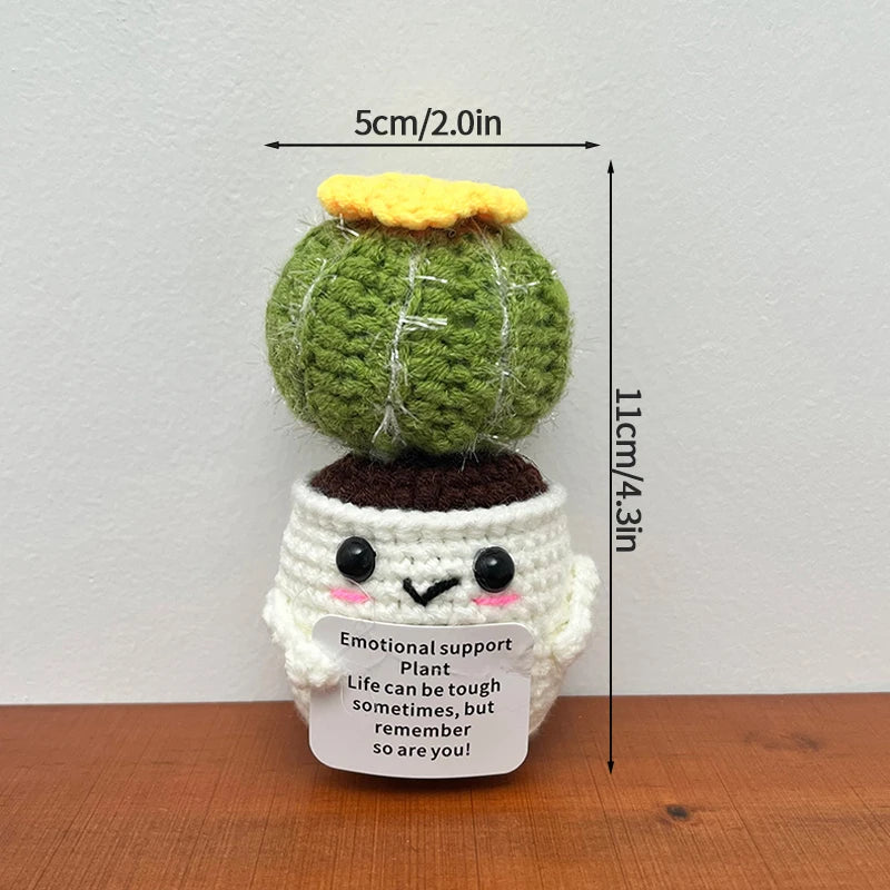 Handmade Crochet Potted Toy Decors