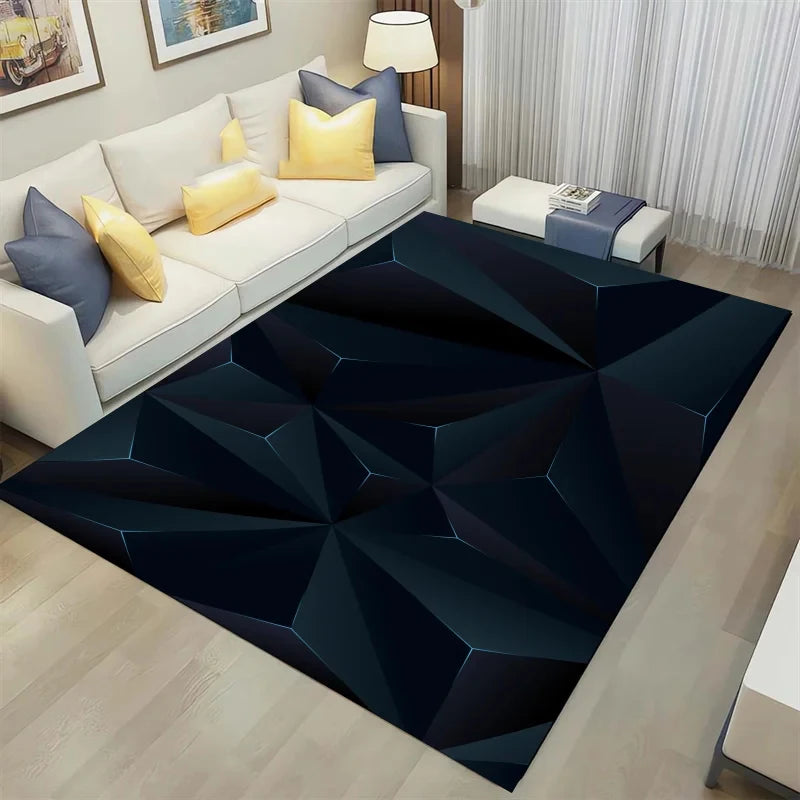 3D Geometrical Design Carpet