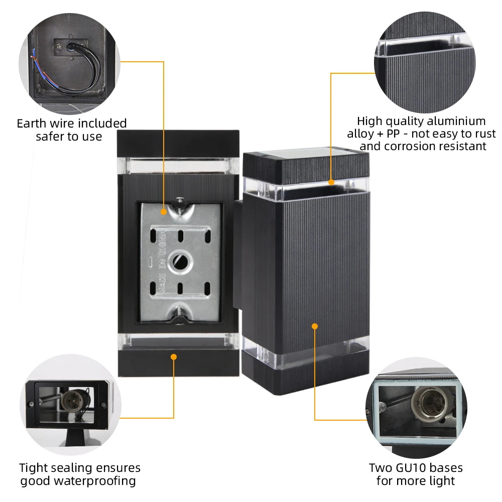 Wall Lamp Outdoor Led Lights Waterproof Up Down IP65