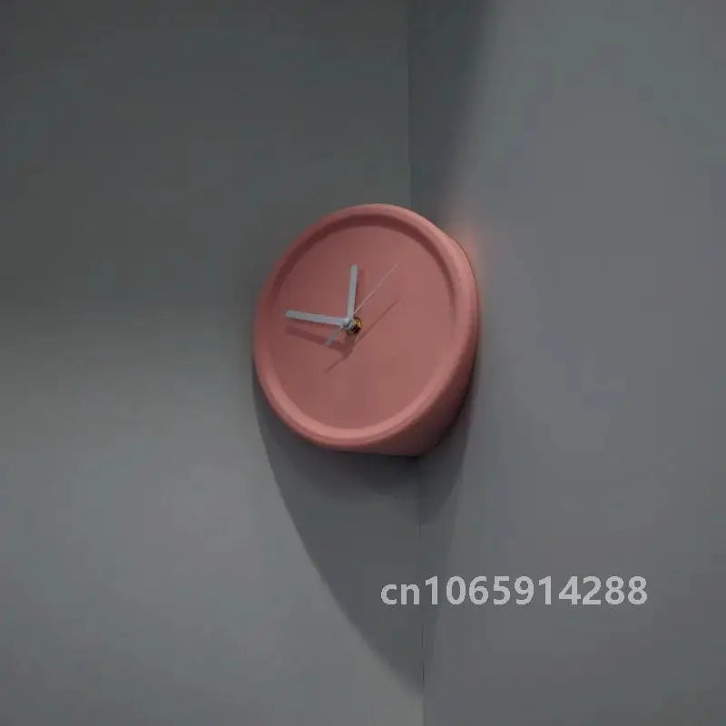 8 Inch Corner Wall Clocks Minimalist