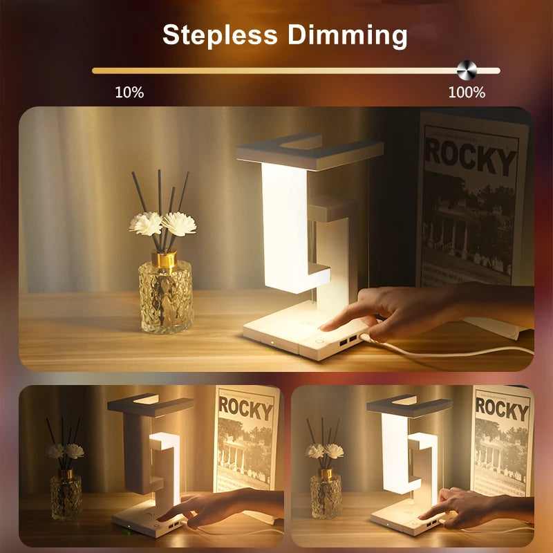 Floating Lamp with Detachable Wireless Charger