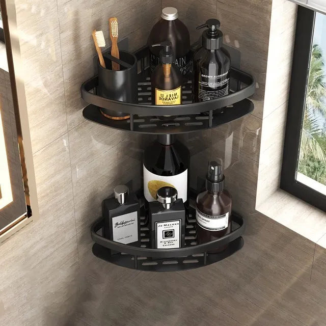 Luxury Bathroom Aluminum Shelves