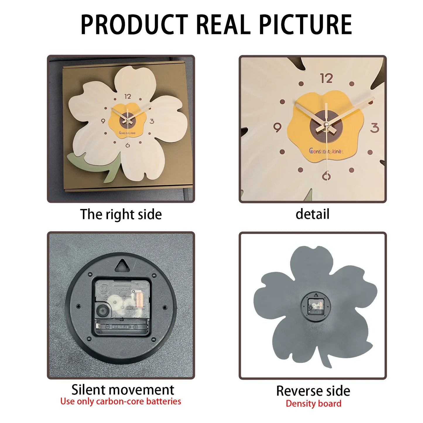 Modern Creative Flower Style Wall Clock
