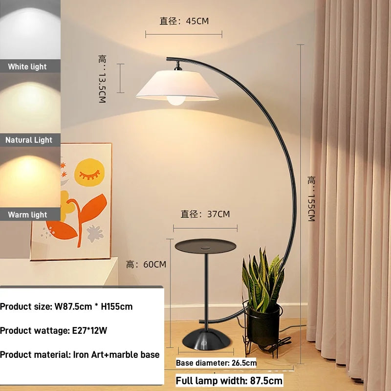 Luxury Sofa Side Floor Lamp