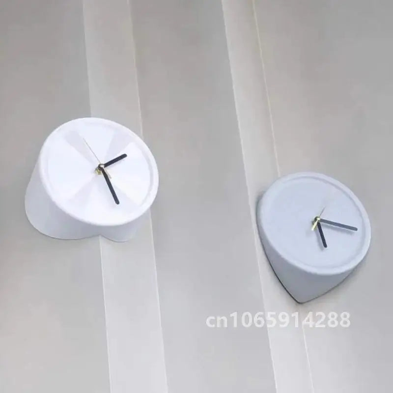 8 Inch Corner Wall Clocks Minimalist