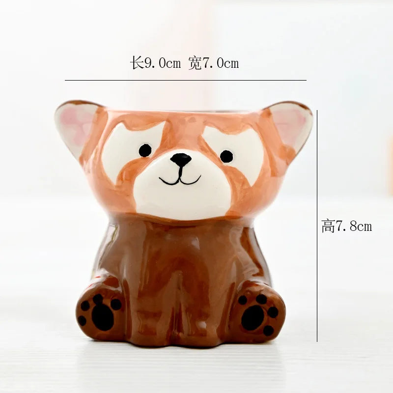 Cartoon Theme Tiny Ceramic Flower Pot