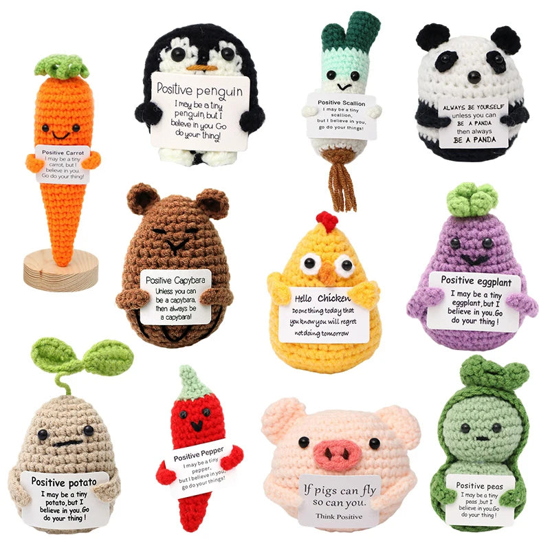Handmade Crochet Potted Toy Decors
