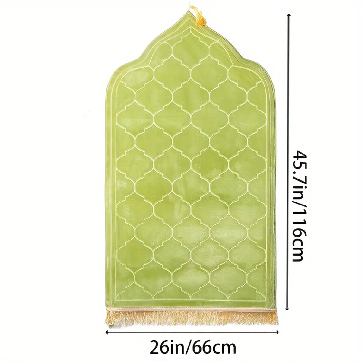 Thickened Printed Prayer Mat (miṣallā) (مِصَلّى / سجادة صلاة)