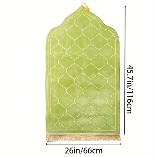 Thickened Printed Prayer Mat (miṣallā) (مِصَلّى / سجادة صلاة)