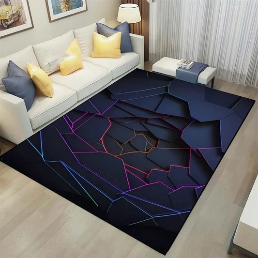 3D Geometrical Design Carpet