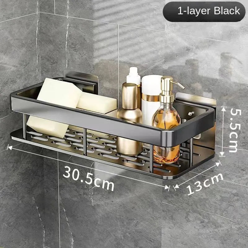 Luxury Bathroom Aluminum Shelves
