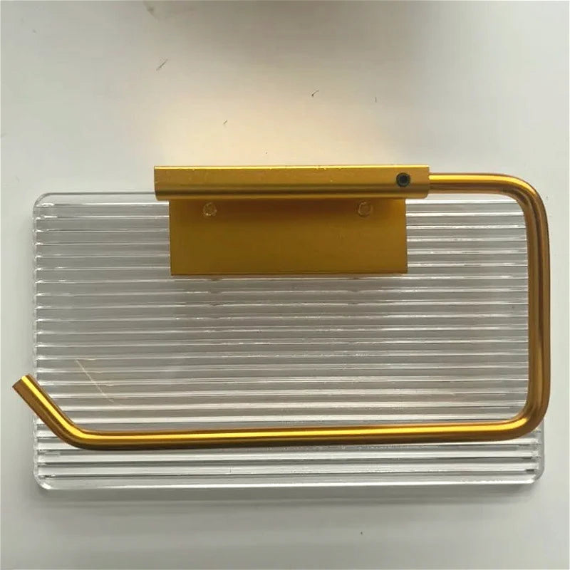 Luxury Gold Toilet Paper Holder with Shelf