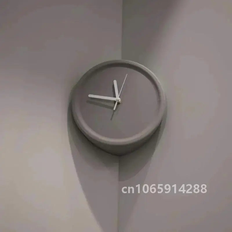 8 Inch Corner Wall Clocks Minimalist