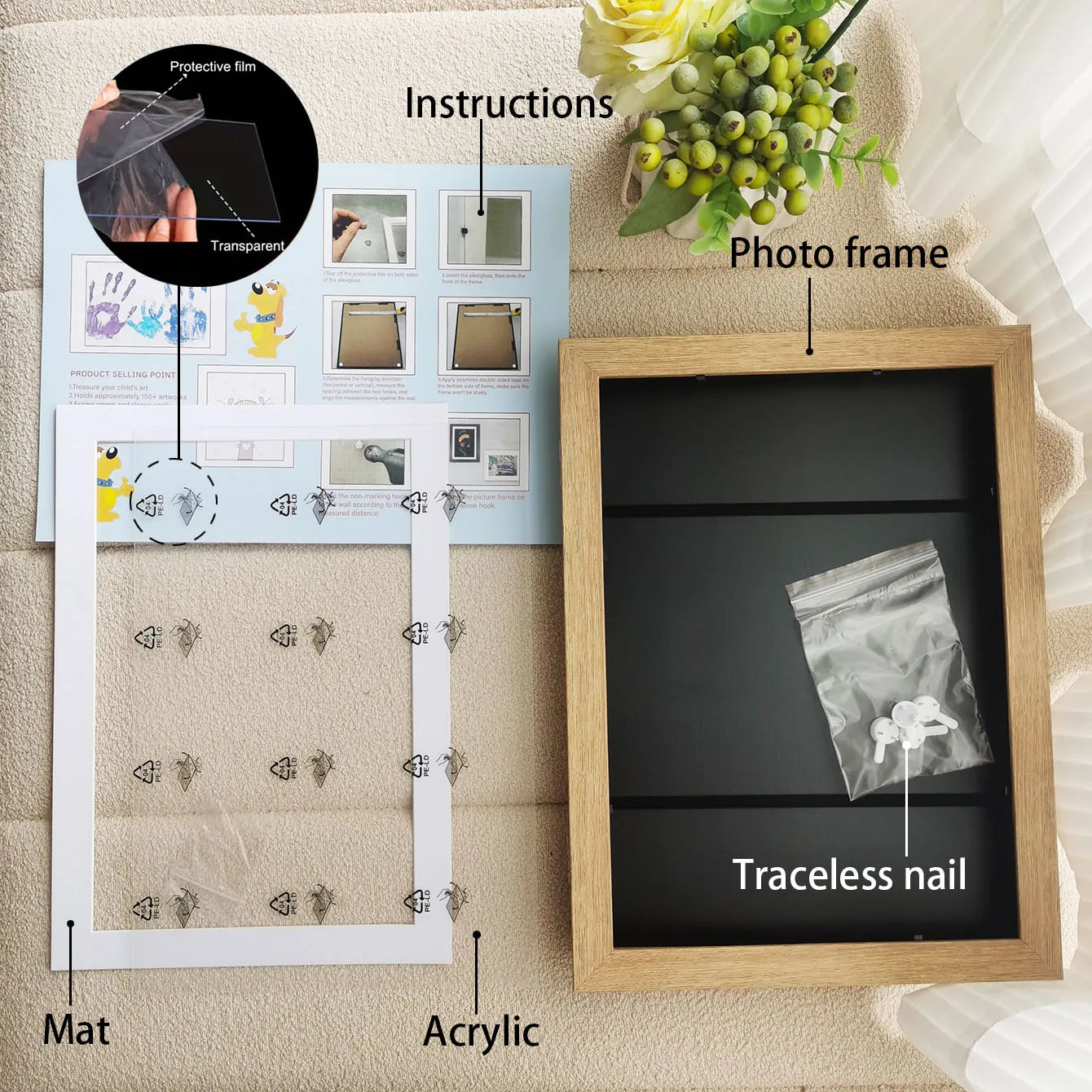 Magnetic A4 Photo Frame